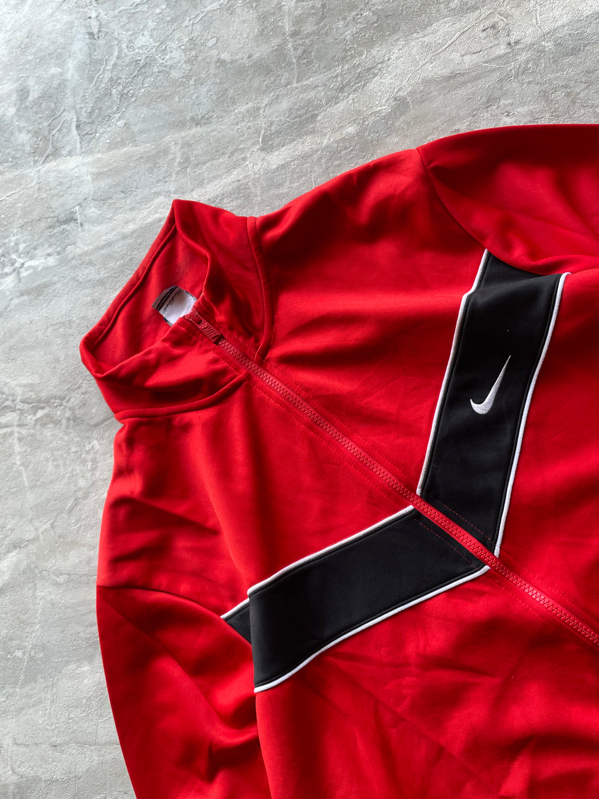 RED AND BLACK TRACK JACKET-XL