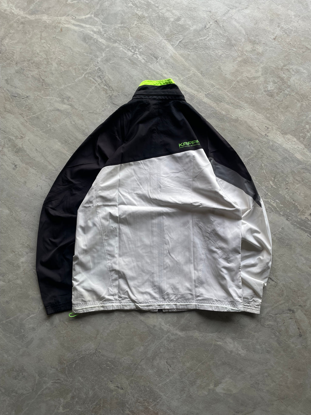 KAPPA WHITE AND BLACK JACKET-S