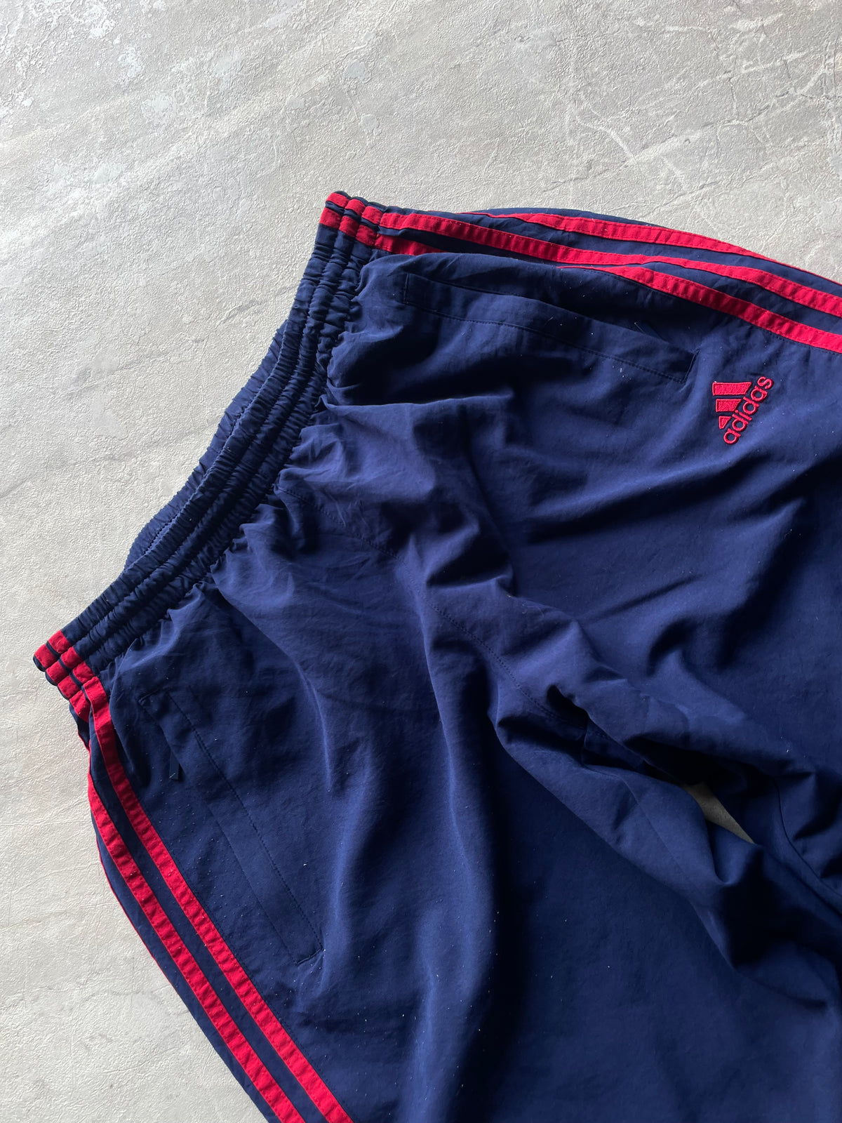 BLUE ADIDAS TRACK PANT