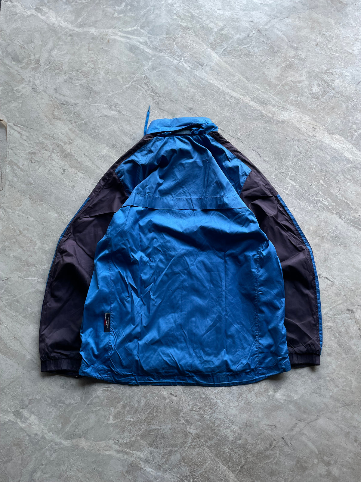 FILA BLUE AND BLACK VINTAGE JACKET-L
