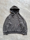 GREY DICKIES FLEECE PULLOVER HOODIE-L-XL
