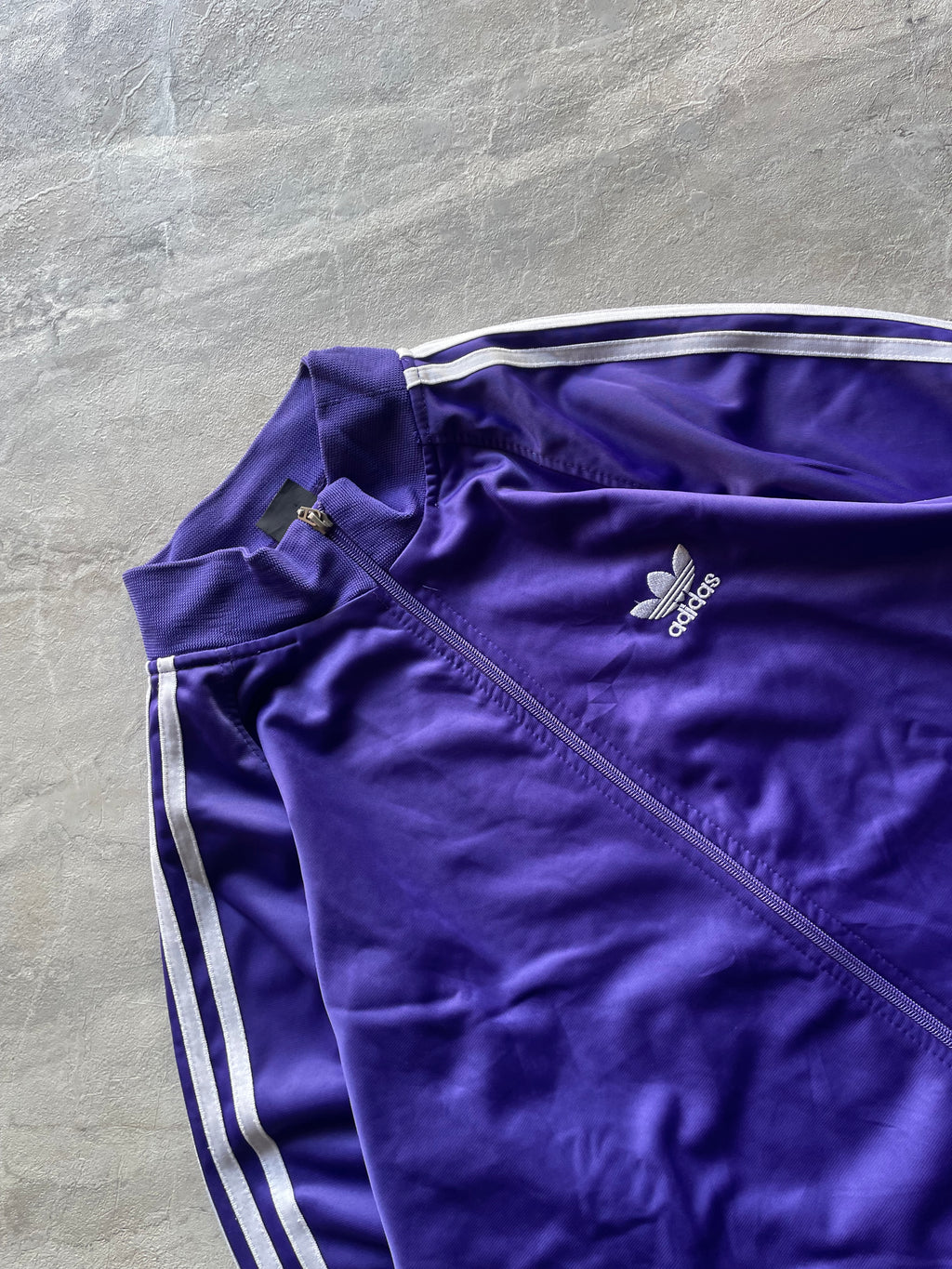 VIOLET ADIDAS TRACK JACKET-L