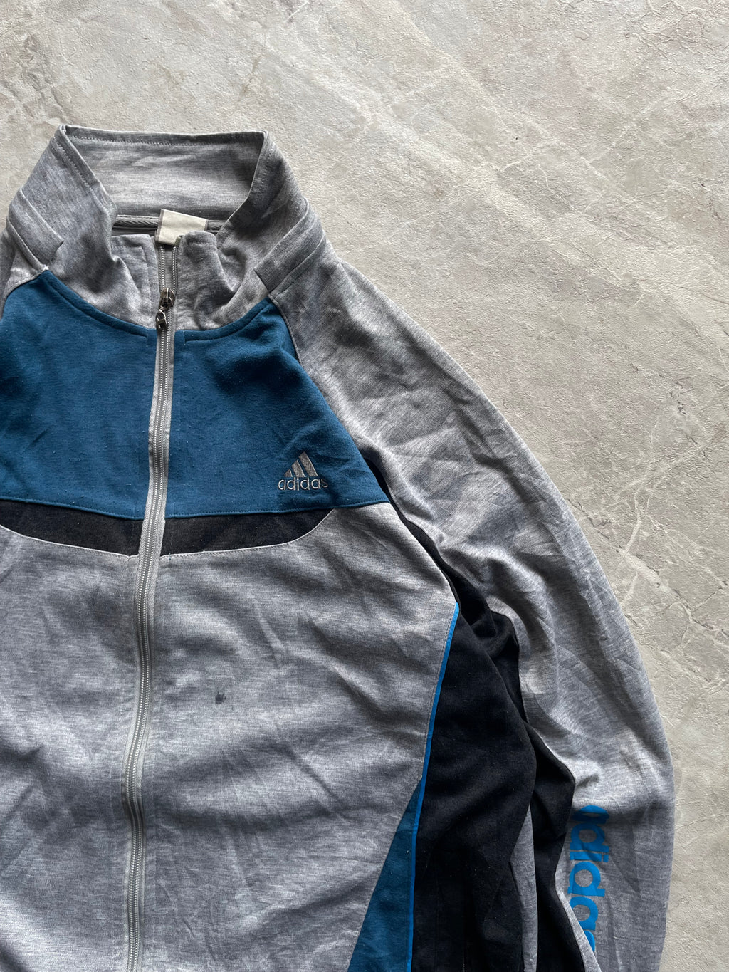 ADIDAS COLORBLOCK TRACK JACKET-M-L