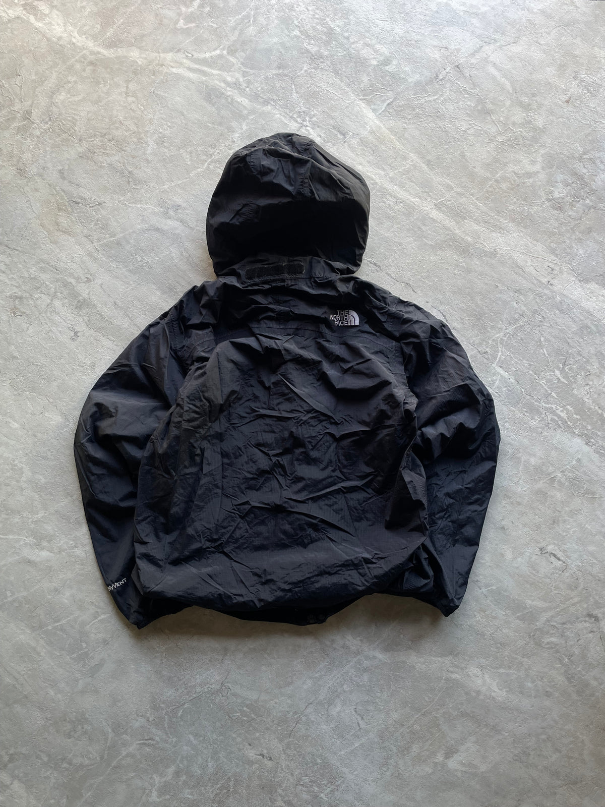 BLACK NORTHFACE HOODED JACKET-XS