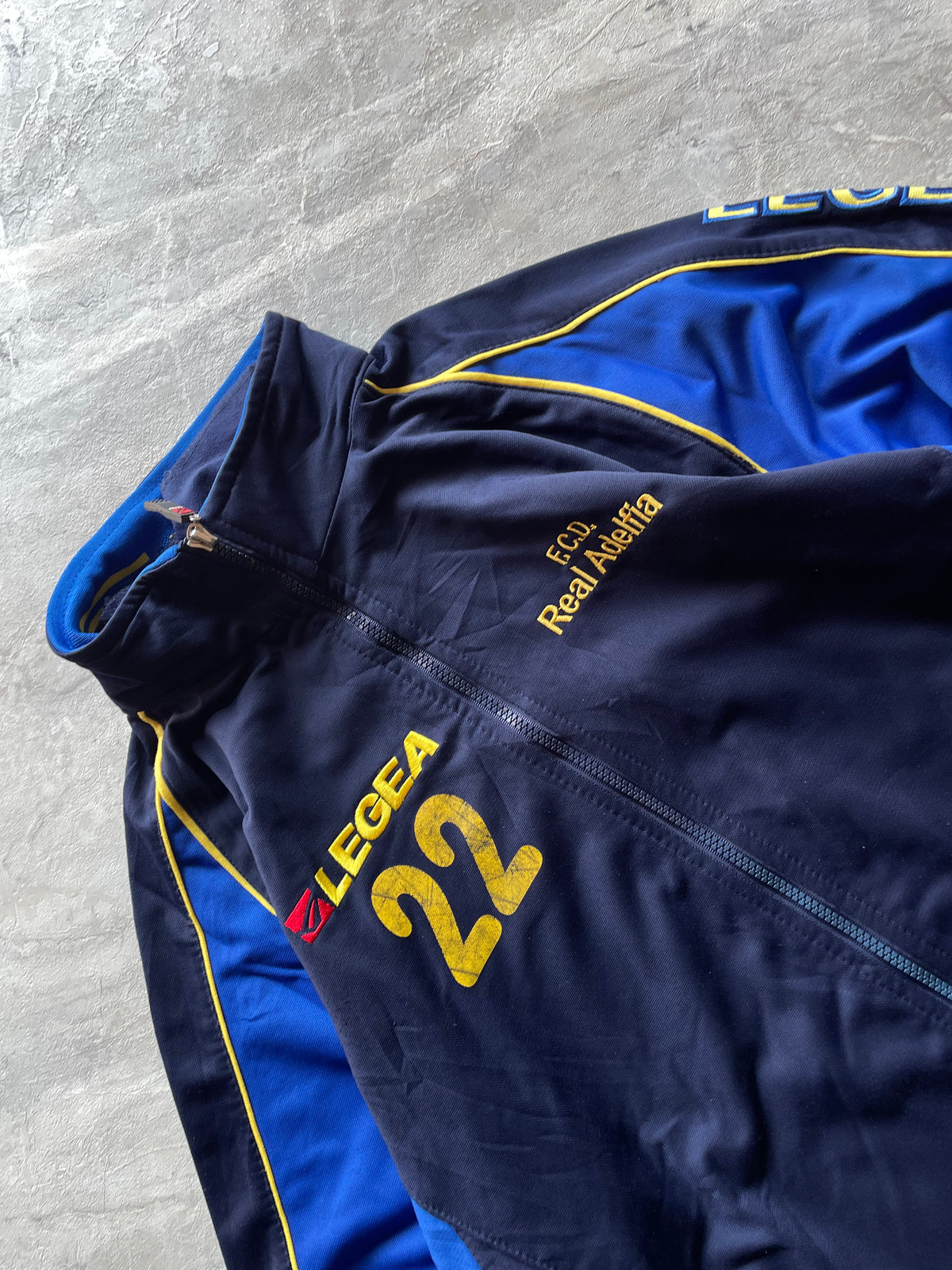 BLUE AND BLACK LEGEA TRACK JACKET-L