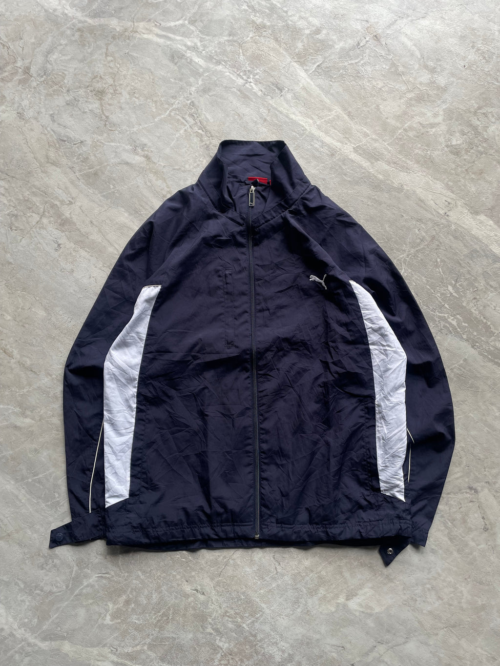 BLUE AND WHITE PUMA JACKET-L