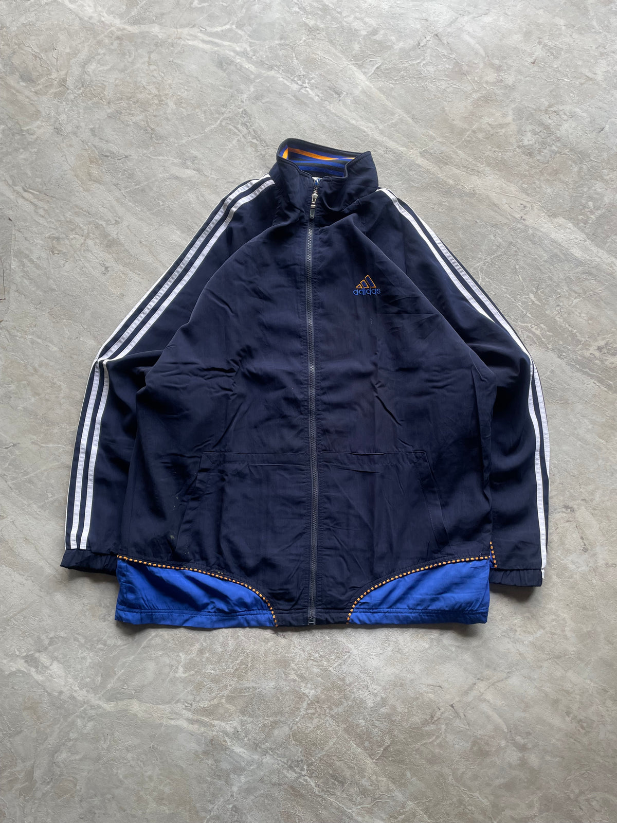 ADIDAS DARK BLUE TRACK JACKET-3XL