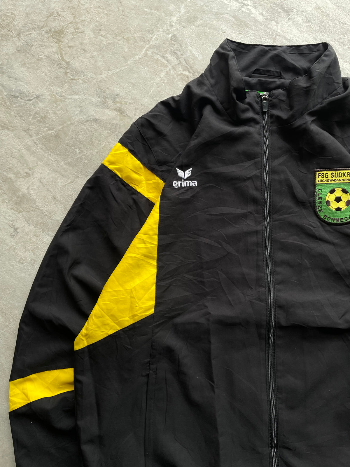 YELLOW AND BLACK NIKE JACKET-M-L