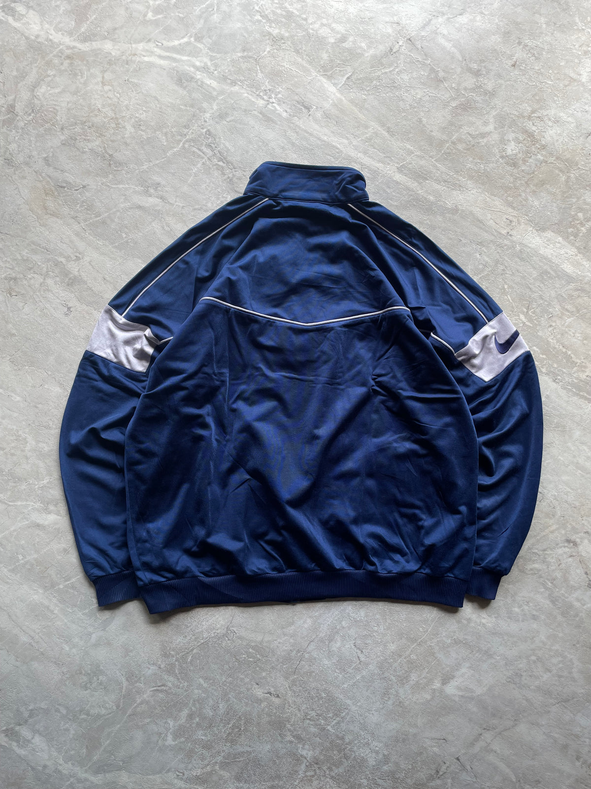 NIKE NAVY BLUE TRACK JACKET-L