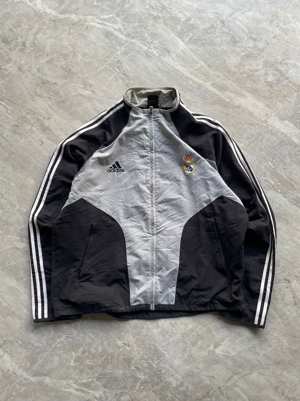 VINTAGE ADIDAS REAL MADRID 2004/05 TRAINING TRACK JACKET-XL