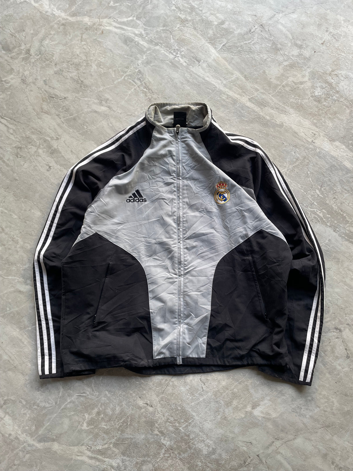 VINTAGE ADIDAS REAL MADRID 2004/05 TRAINING TRACK JACKET-XL