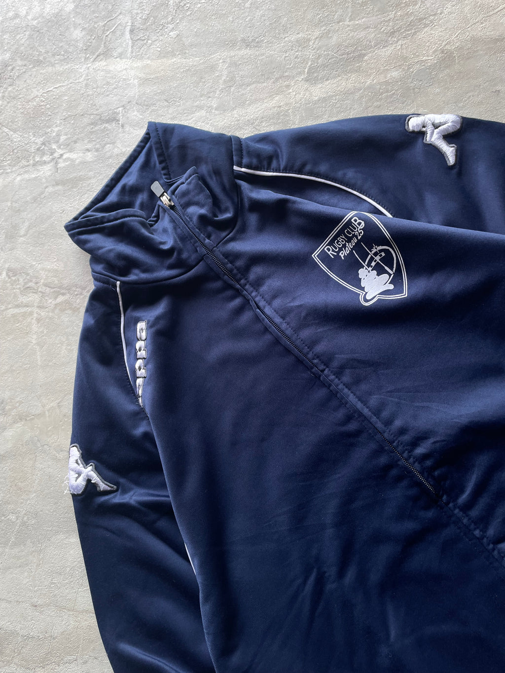 NAVY BLUE KAPPA TRACK JACKET-S-M