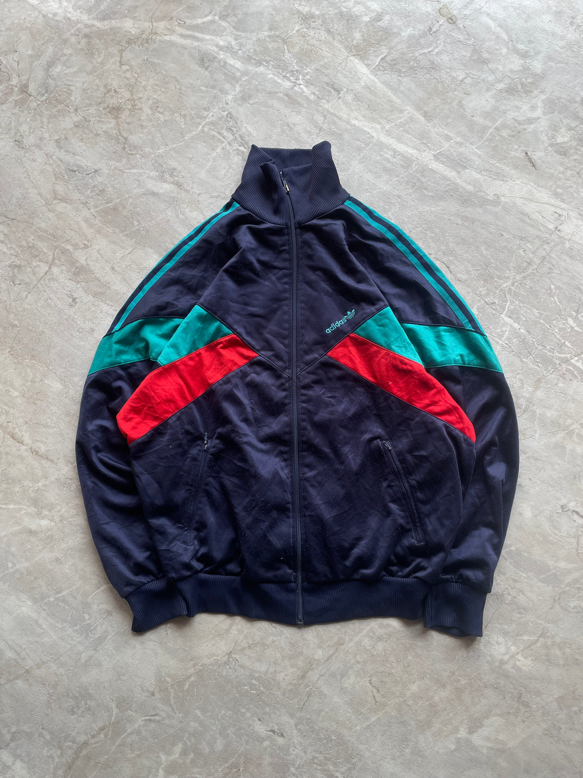 ADIDAS TRACK JACKET -L