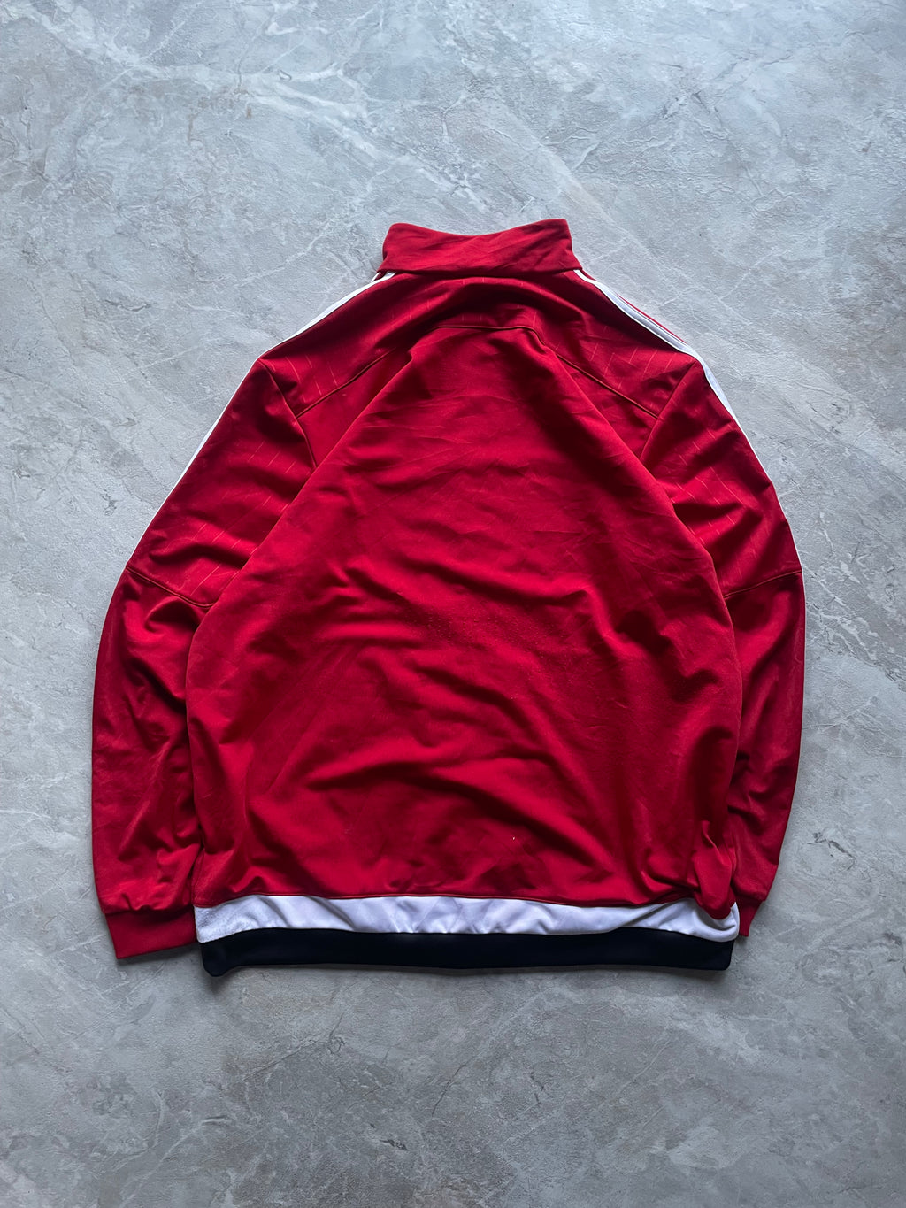 ADIDAS RED TRACK JACKET-XL