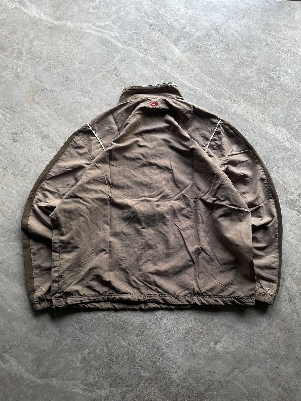 NIKE BROWN TRACK JACKET-2XL