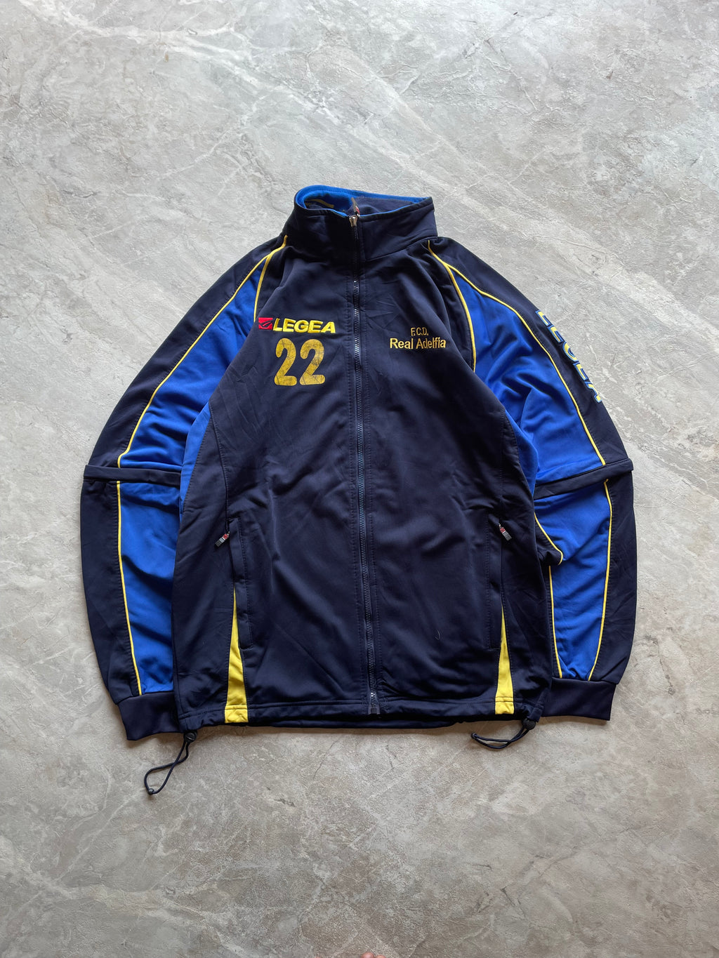 BLUE AND BLACK LEGEA TRACK JACKET-L