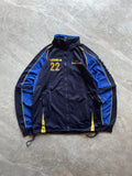 BLUE AND BLACK LEGEA TRACK JACKET-L