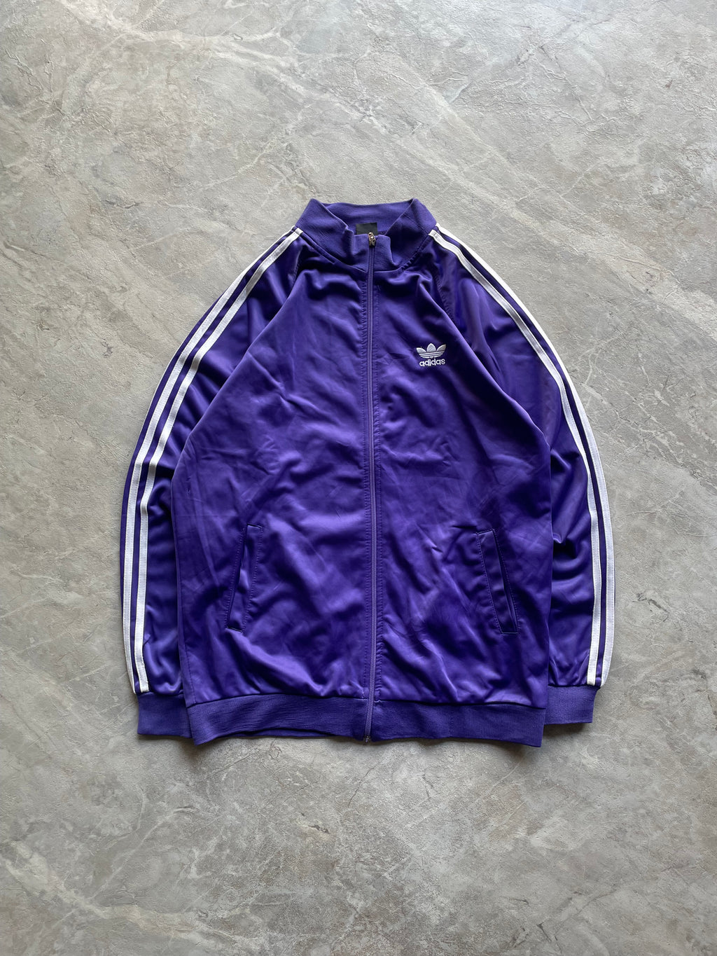 VIOLET ADIDAS TRACK JACKET-L