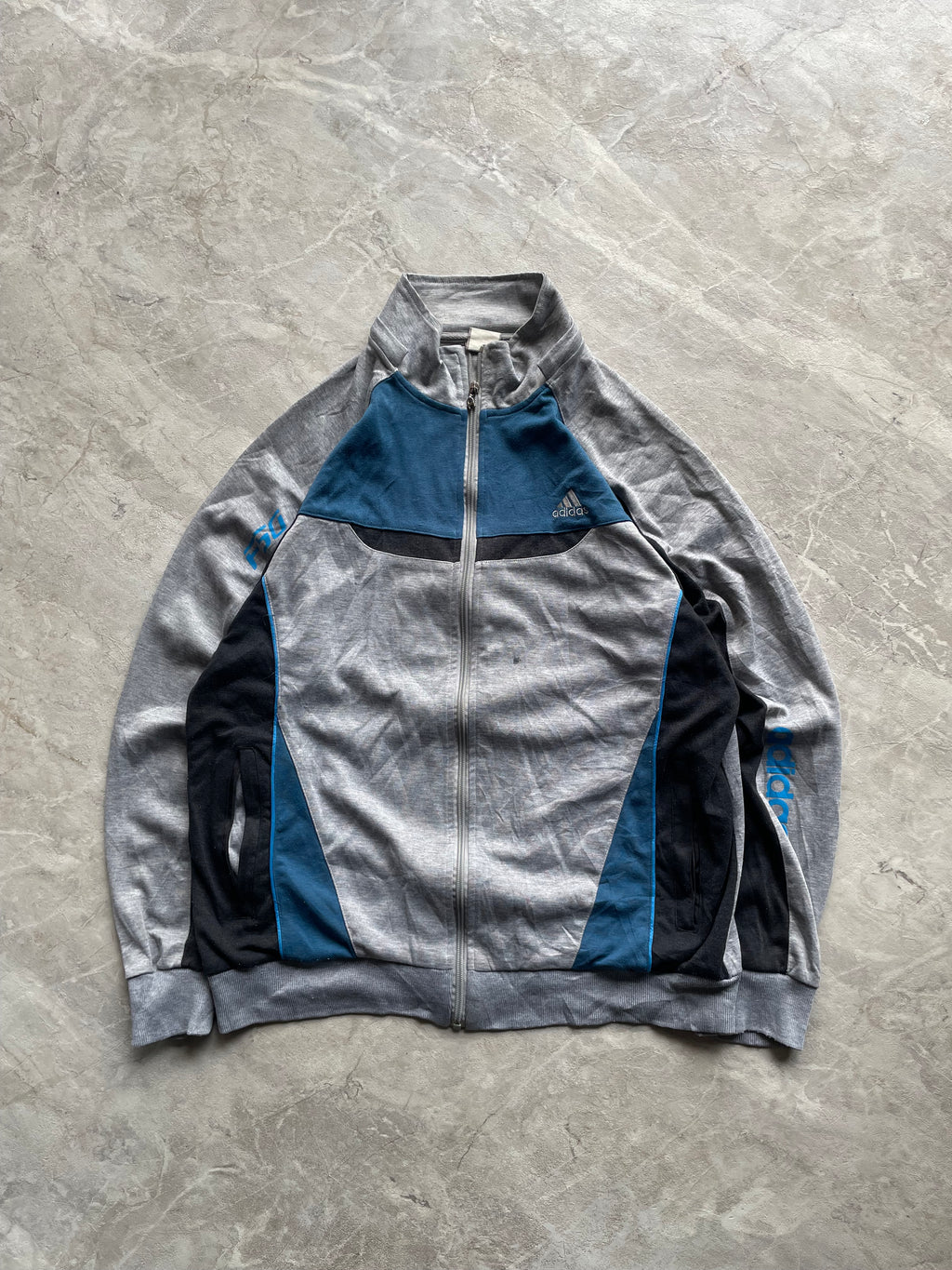 ADIDAS COLORBLOCK TRACK JACKET-M-L