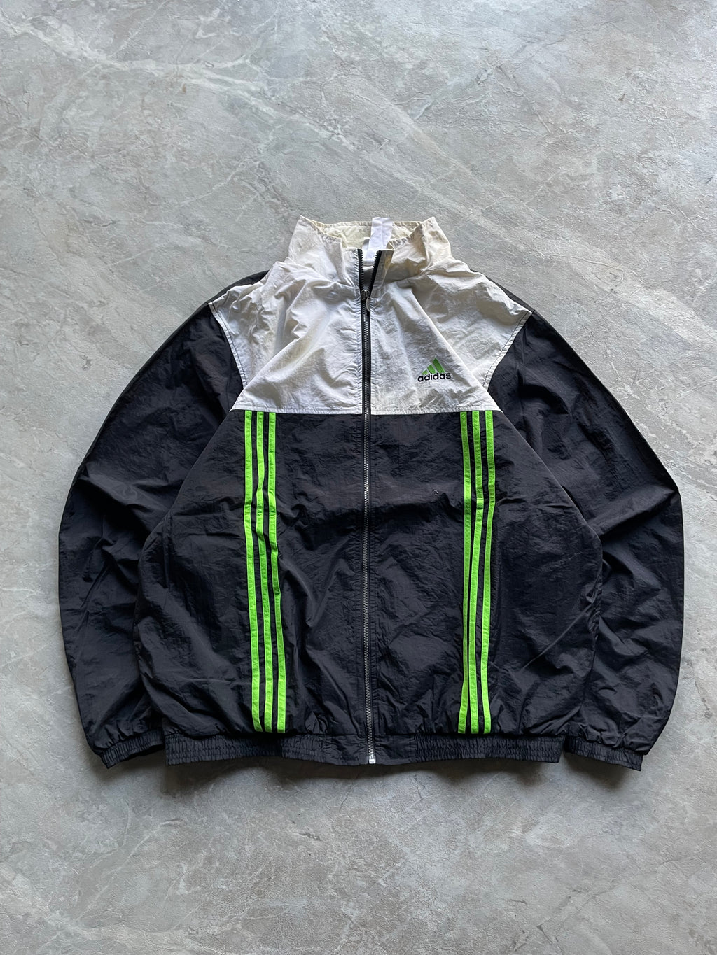 VINTAGE ADIDAS FULL-ZIP LIGHTWEIGHT JACKET-XL-2XL
