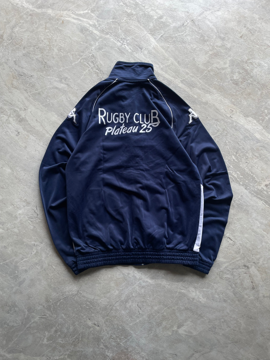 NAVY BLUE KAPPA TRACK JACKET-S-M