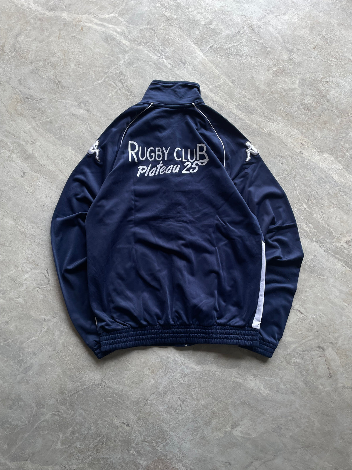 NAVY BLUE KAPPA TRACK JACKET-S-M