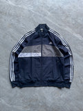 ADIDAS NAVY BLUE COLORBLOCKED JACKET-L