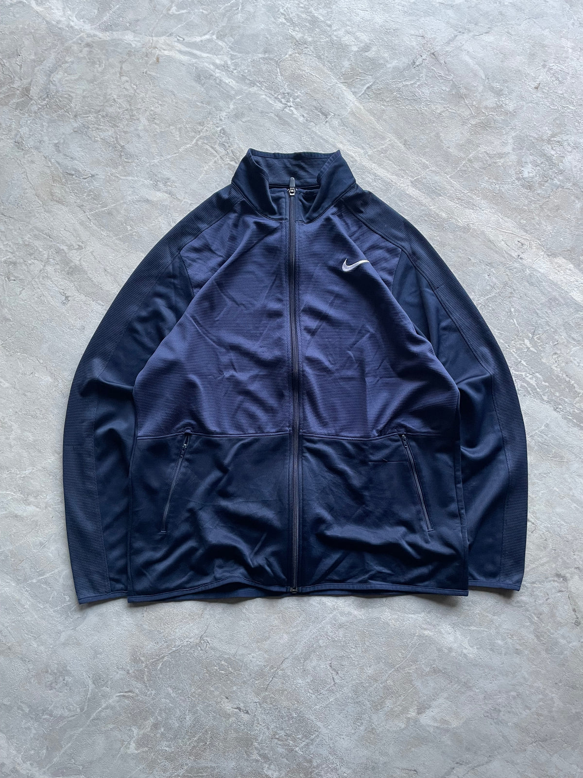 NAVY BLUE NIKE TRAINING JACKET-M