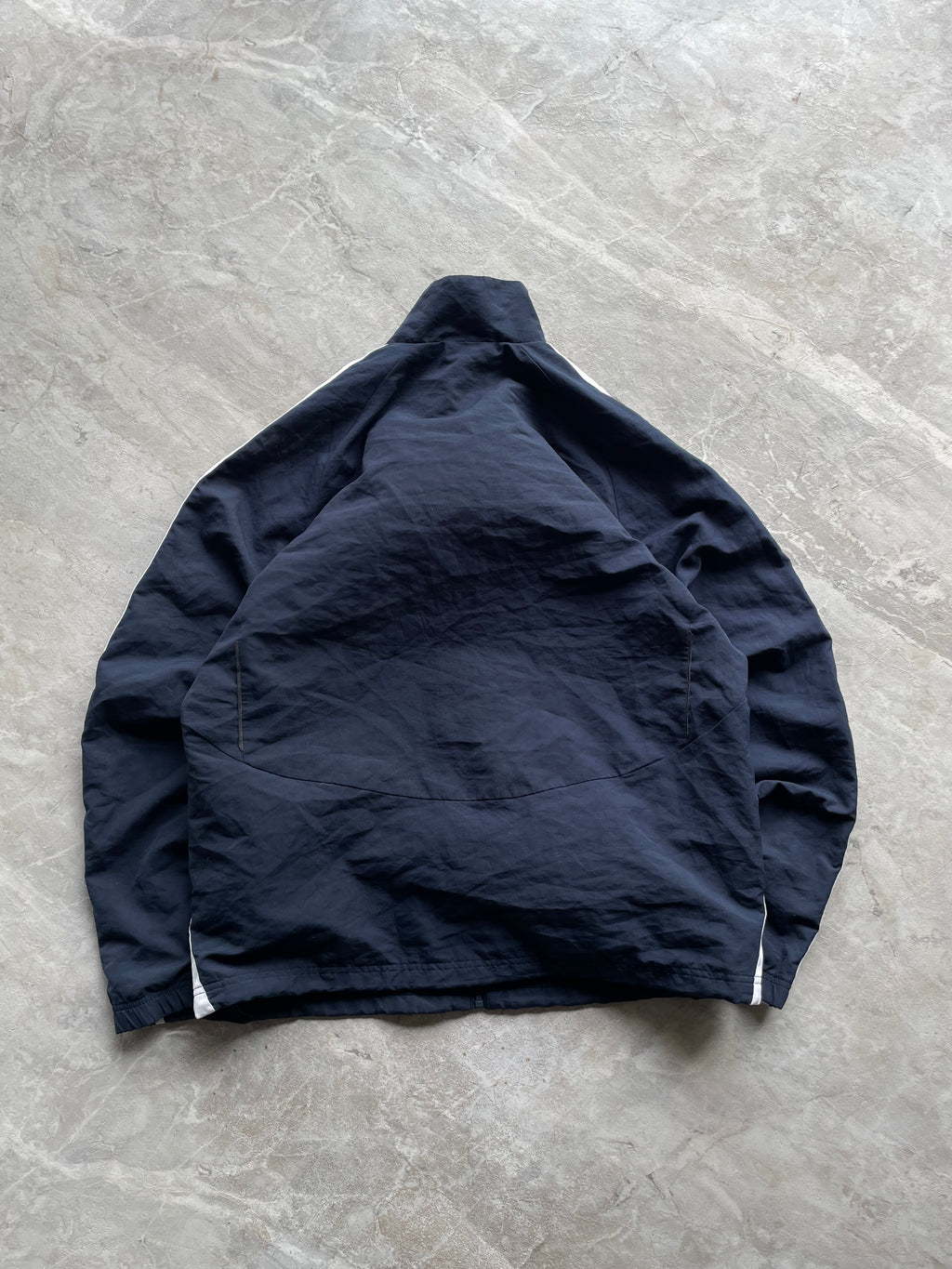 DARK BLUE TRACK JACKET-L