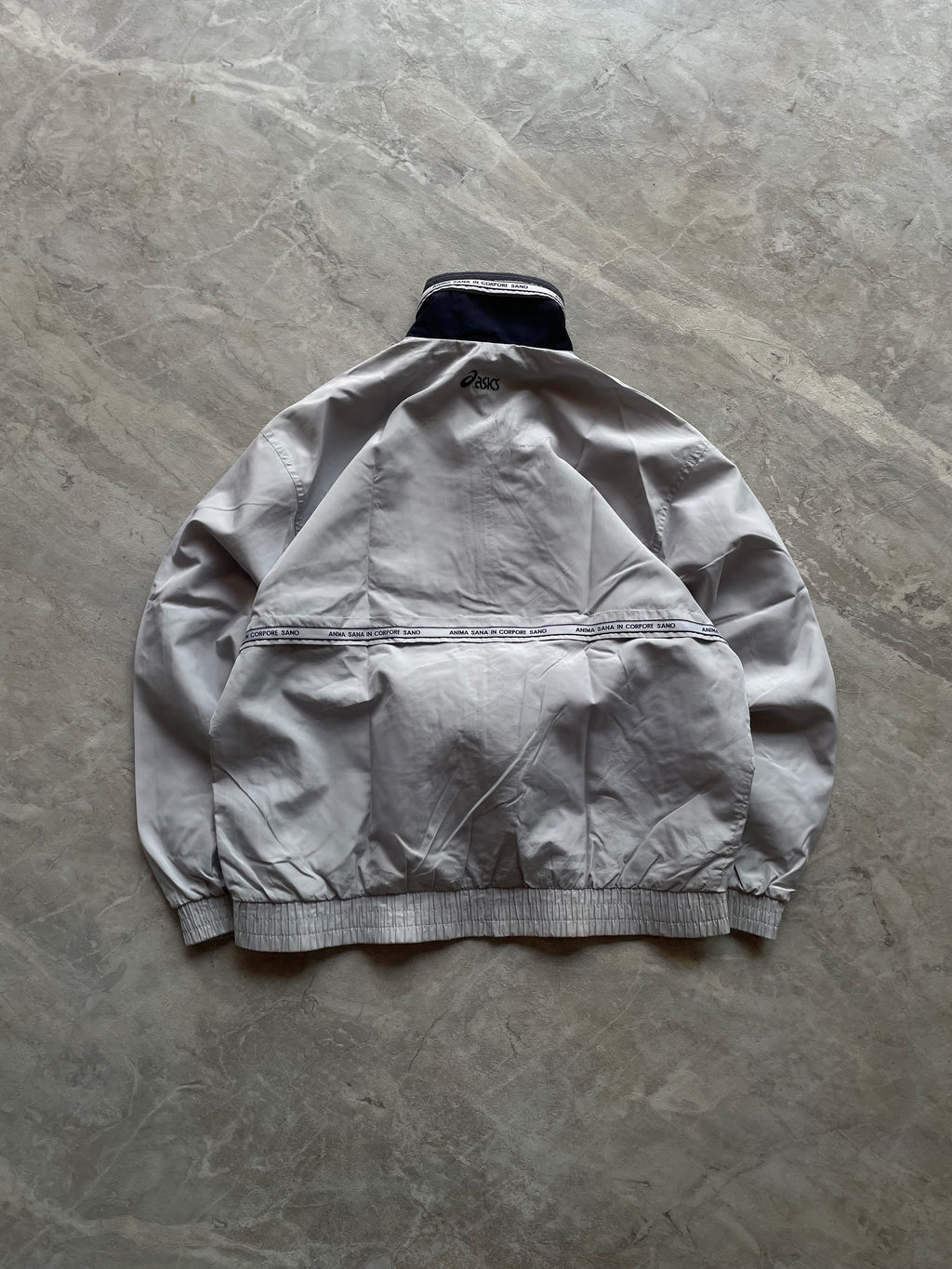 ASICS LIGHT GREY JACKET-M-L
