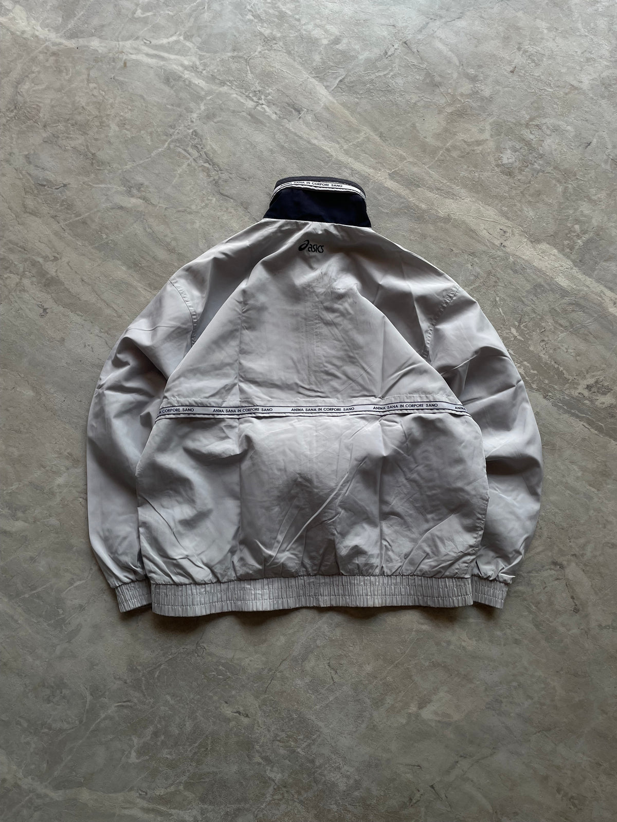 ASICS LIGHT GREY JACKET-M-L