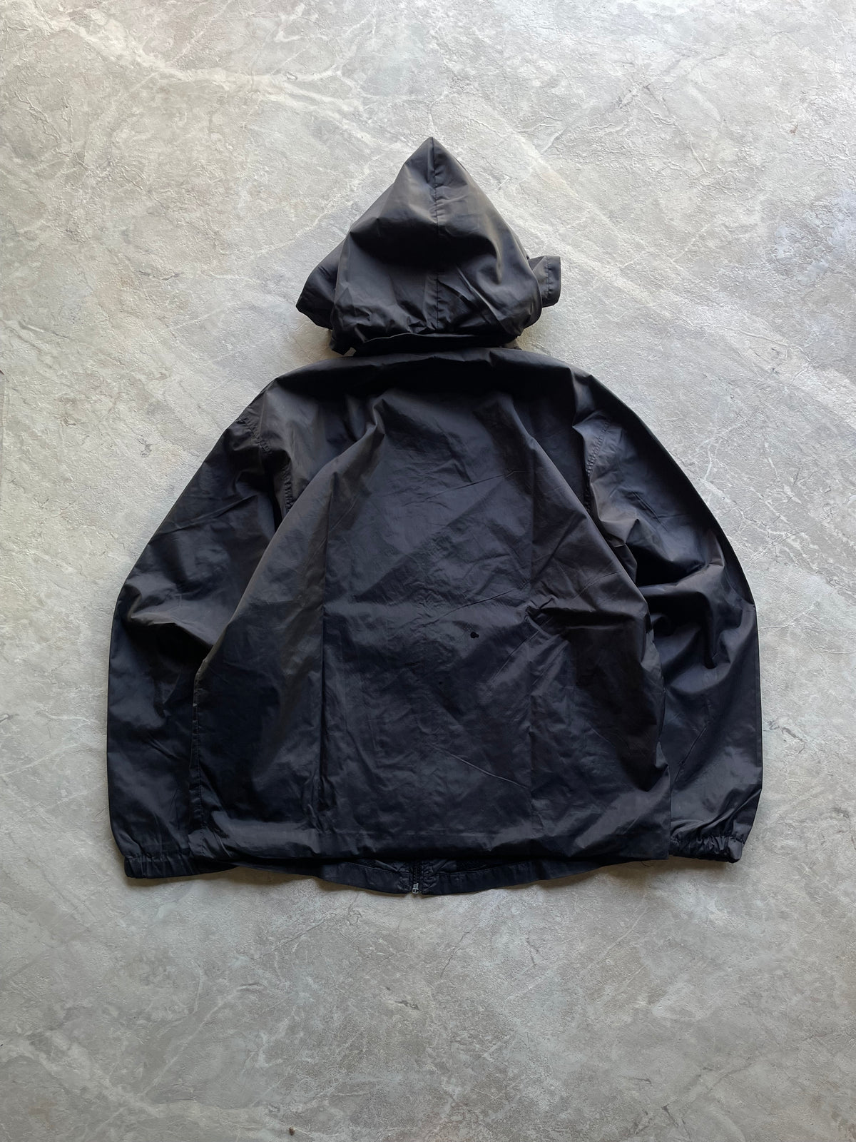 BLACK NIKE HOODED JACKET-L
