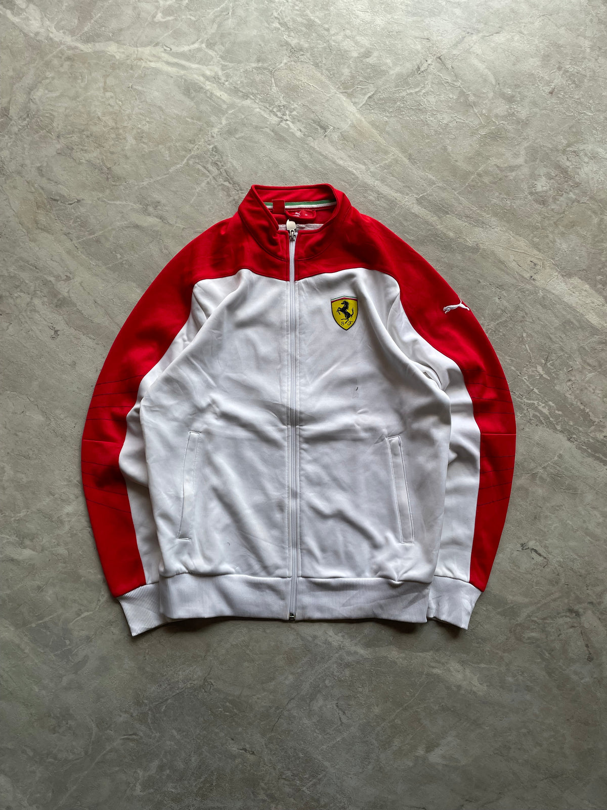 RED PUMA SCUDERIA FERRARI TRACK JACKET-M
