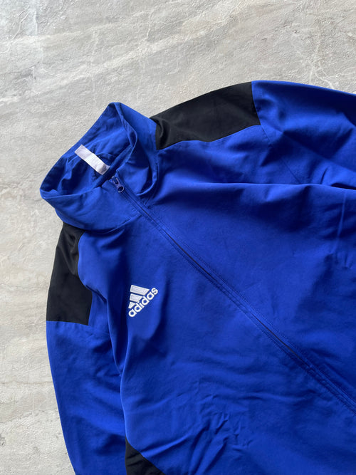 ADIDAS BLUE AND BLACK JACKET-L