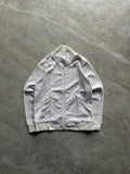 ADIDAS FULL WHITE TRACK JACKET-XS,S