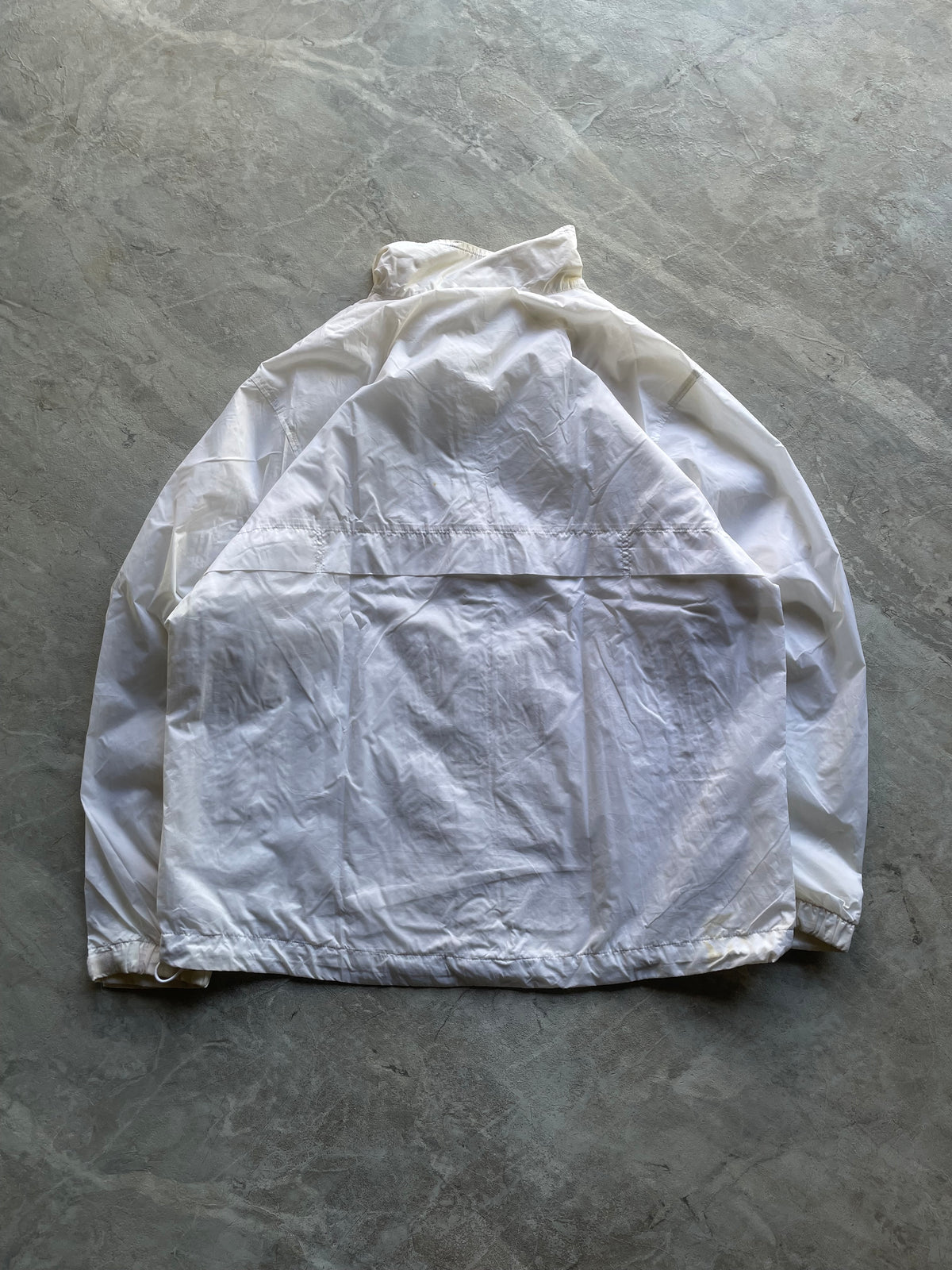 NIKE WHITE WINDBREAKER JACKET-XL