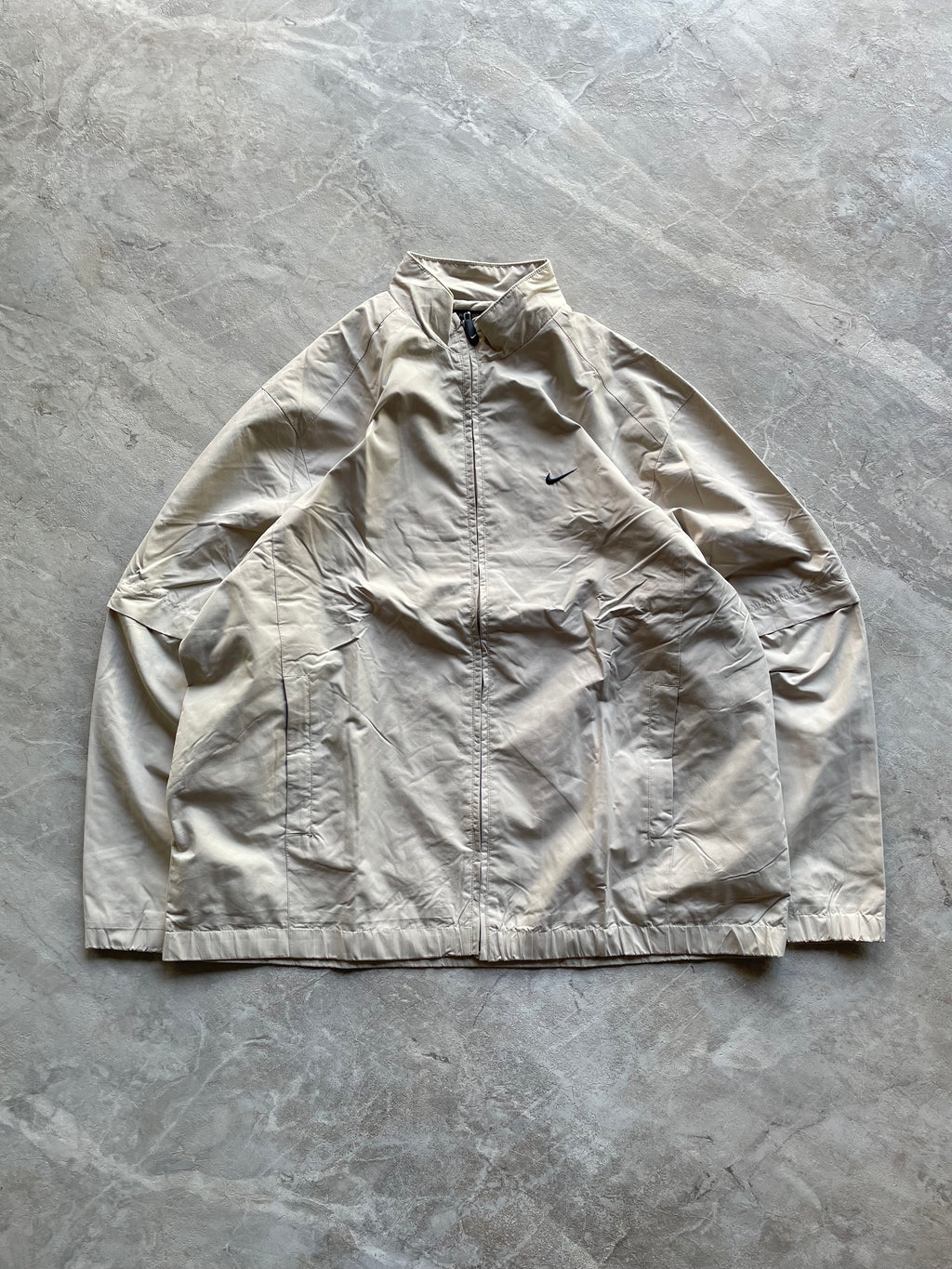 NIKE BEIGE TRACK JACKET-L