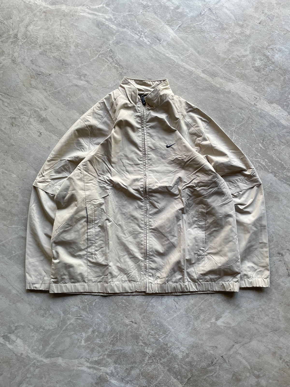 NIKE BEIGE TRACK JACKET-L