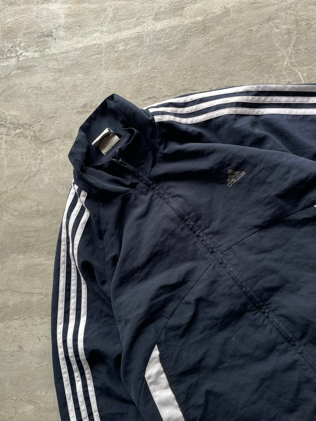 DARK BLUE TRACK JACKET-L