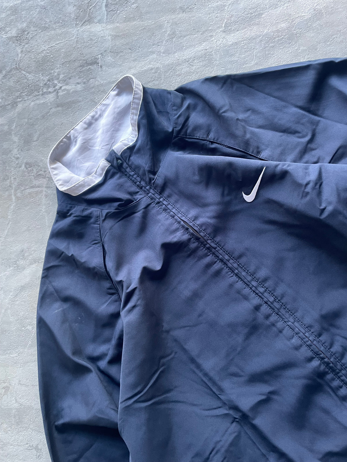 NAVY BLUE NIKE TRACK JACKET-XL
