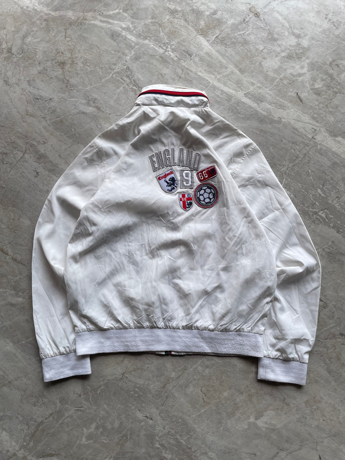 WHITE ENGLAND NATION WINDBREAKER-L