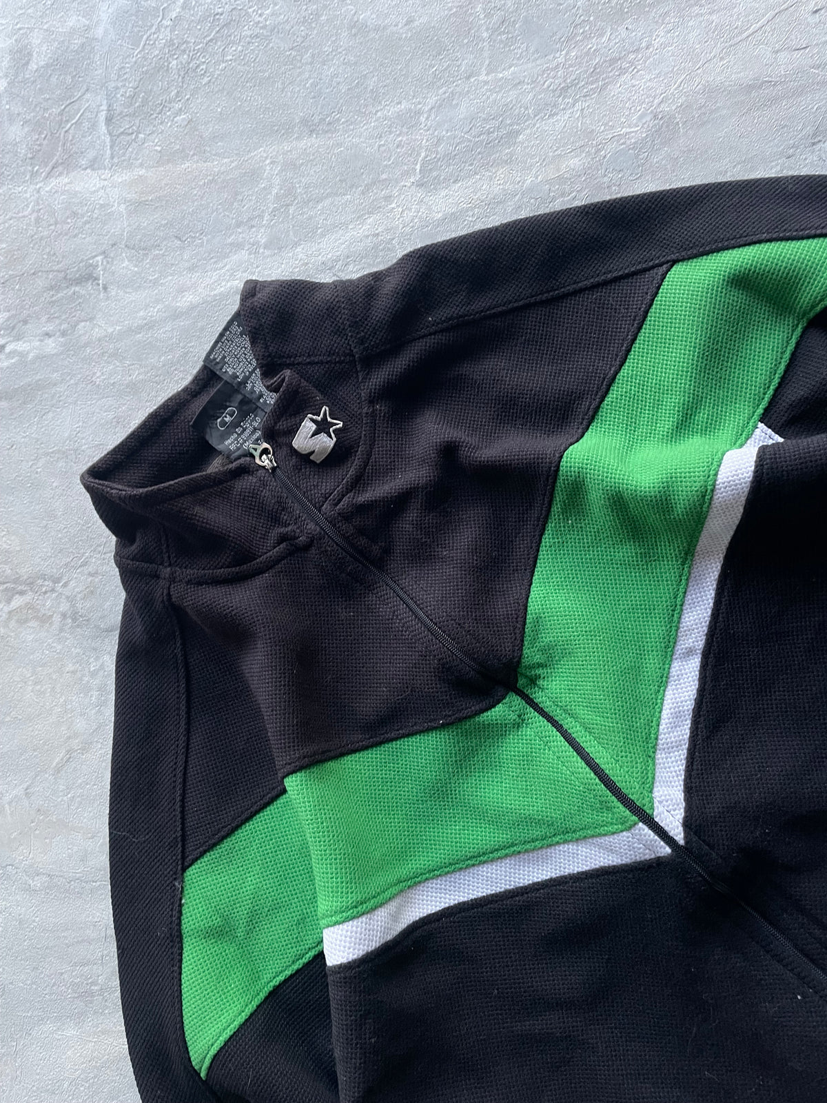 BLACK ,WHITE AND GREEN STARTER WINDBREAKER-S