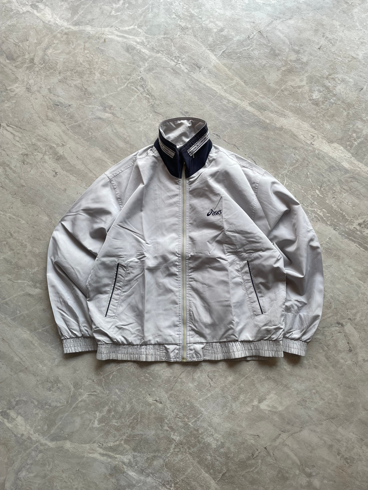 ASICS LIGHT GREY JACKET-M-L