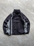 BLACK AND GREY VINTAGE STYLE JACKET-M-L