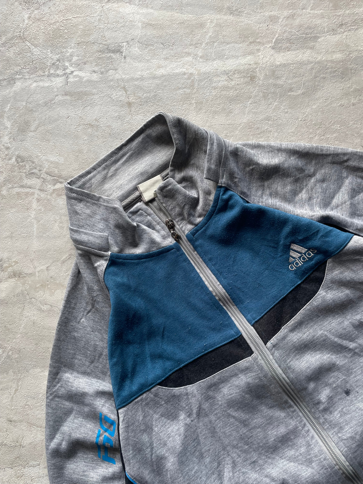 ADIDAS COLORBLOCK TRACK JACKET-M-L