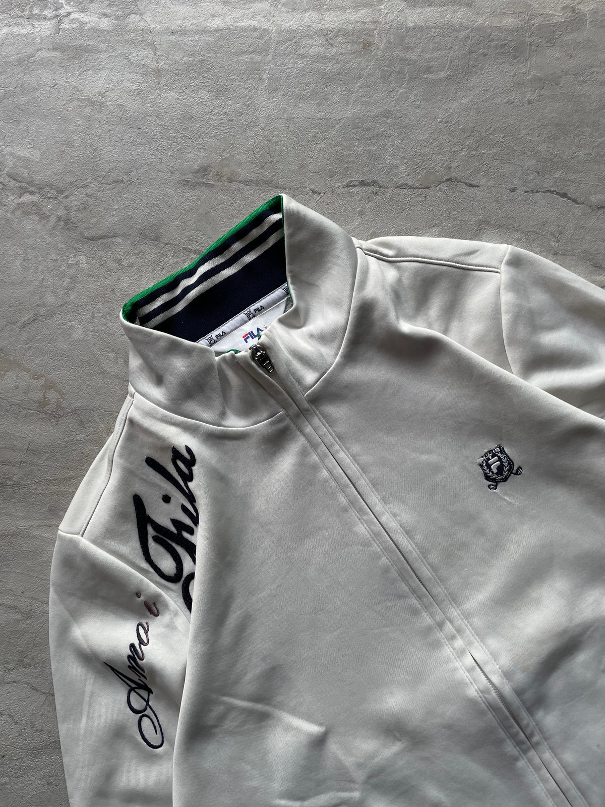 VINTAGE INSPIRED FILA FULL-ZIP TRACK JACKET-XS