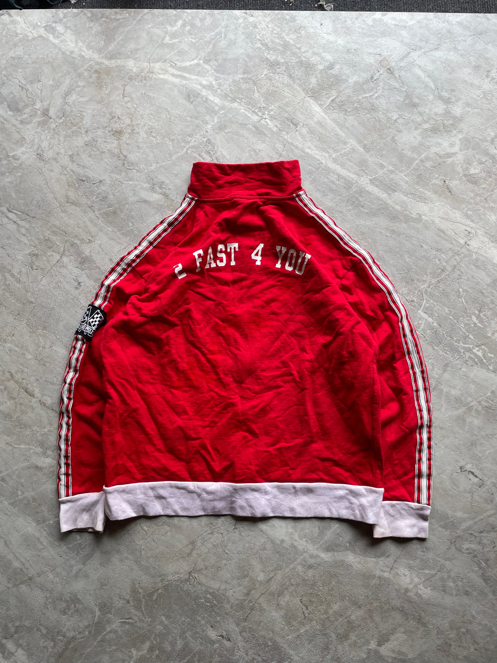 RED MEMBERS ZIP-UP JACKET-M