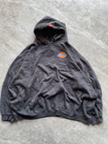 GREY DICKIES MINERAL -WASHED PULLOVER HOODIES-3XL-4XL