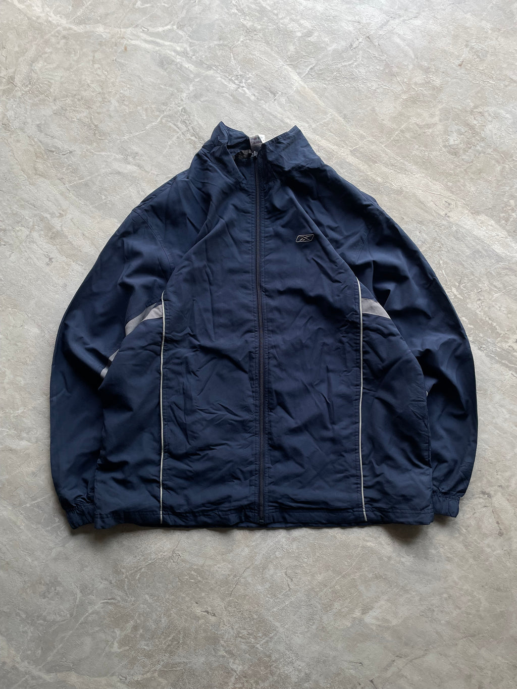 NAVY BLUE REEBOK FULL-ZIP JACKET-XL