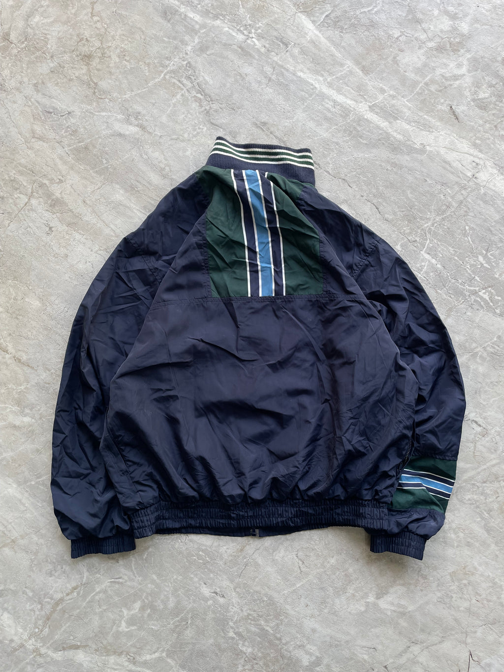 ADIDAS NAVY BLUE WINDBREAKER-M